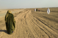 Afghan refugees head north after fleeing Taliban-controlled villages.  The pictures in this gallery were taken just weeks after 9/11.