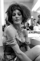 Actress backstage, 1977