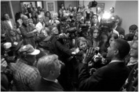 Opening his Springfield, Ill. office.