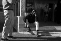 Waiting while being detained in Perm, Russia due to a bureaucratic snafu.