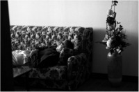 Napping in Perm, Russia.